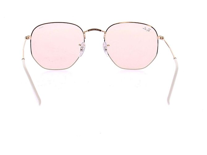 Ray-Ban Occhiali sottili dorati D'oro - vista 2