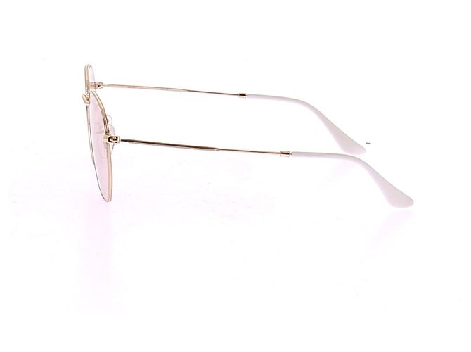 Ray-Ban Occhiali sottili dorati D'oro - vista 3
