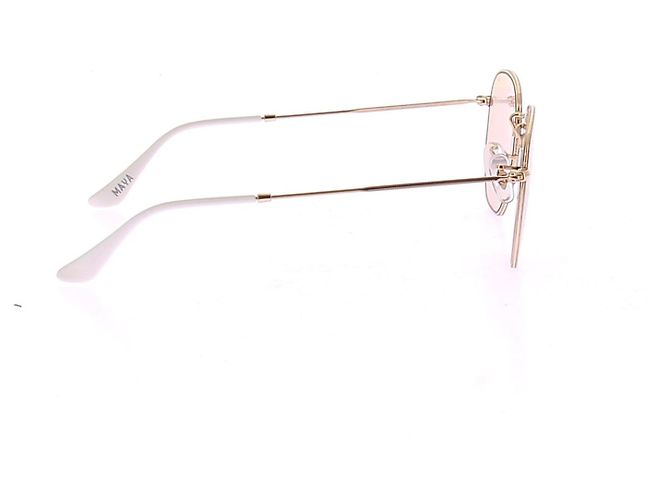 Ray-Ban Occhiali sottili dorati D'oro - vista 4