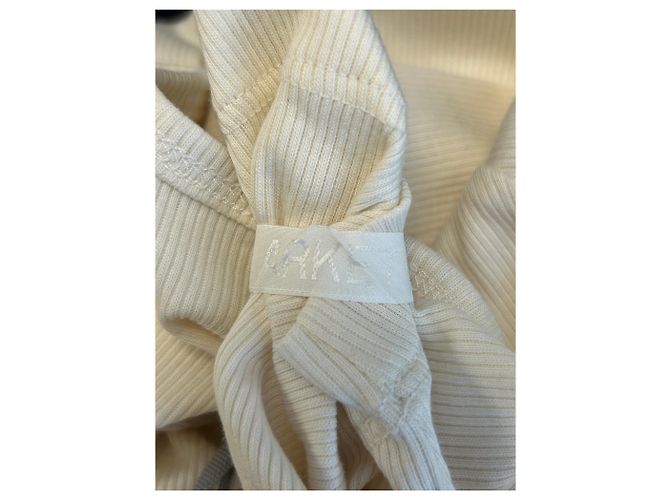 Autre Marque Blusa de manga curta creme ARKET em algodão Bege - vista 6