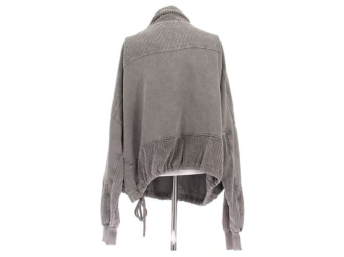 Dolce & Gabbana Grau gestreifter Sampullover - Ansicht 2