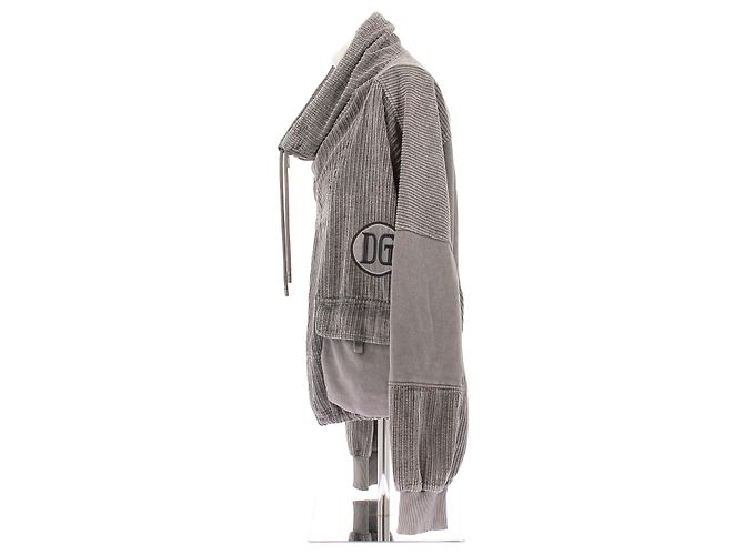 Dolce & Gabbana Grau gestreifter Sampullover - Ansicht 4