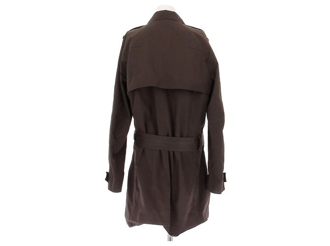 Trench coat Dior marrone in cotone - vista 2