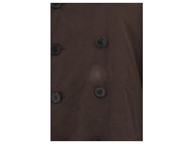 Trench coat Dior marrone in cotone - vista 5