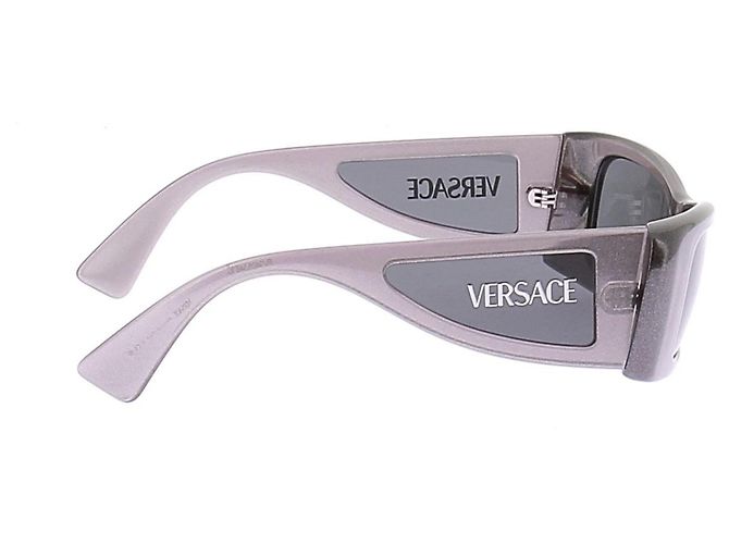 Versace Occhiali da sole argentati Argento - vista 5
