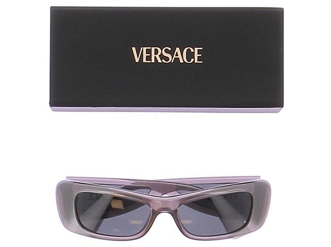 Versace Occhiali da sole argentati Argento - vista 7