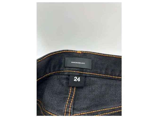 Autre Marque Vaqueros Wardrobe NYC azul oscuro de algodón talla 24 - vista 3