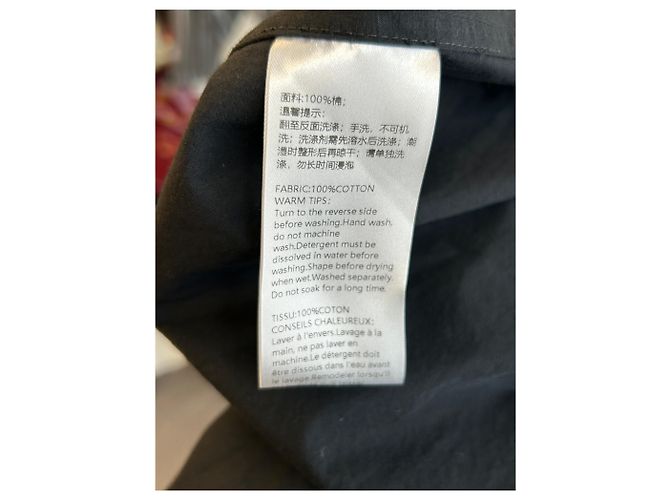 Autre Marque Giacca parka lunga nera in cotone BEST MOMENT Nero - vista 6