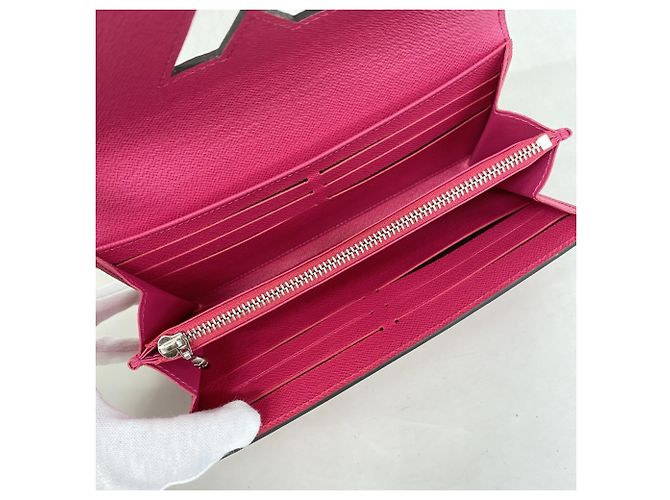 Carteira Longa Twist Epi Louis Vuitton Rosa - vista 3