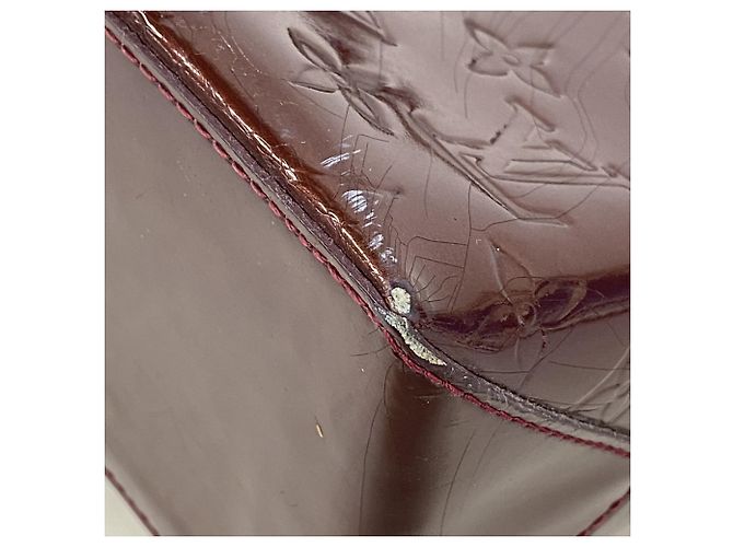 Borsa Tote Vernis Wilshire MM di Louis Vuitton Rosso - vista 6