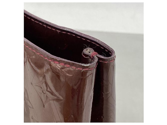 Borsa Tote Vernis Wilshire MM di Louis Vuitton Rosso - vista 9