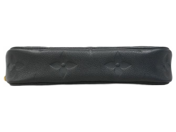 Portafoglio Louis Vuitton Monogram Empreinte con catena Ivy Nero - vista 3