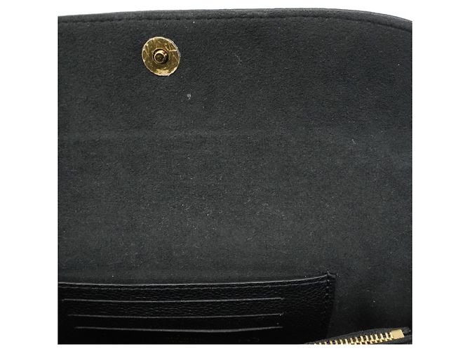 Portafoglio Louis Vuitton Monogram Empreinte con catena Ivy Nero - vista 8