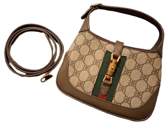 Gucci x Balenciaga Mini Jackie Marrone - vista 2