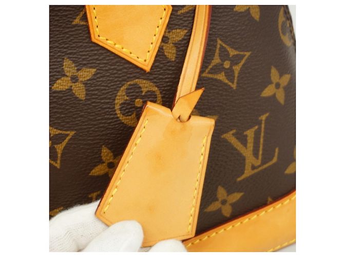 Borsa Alma BB Monogramma Louis Vuitton Marrone - vista 10