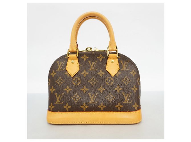 Borsa Alma BB Monogramma Louis Vuitton Marrone - vista 14
