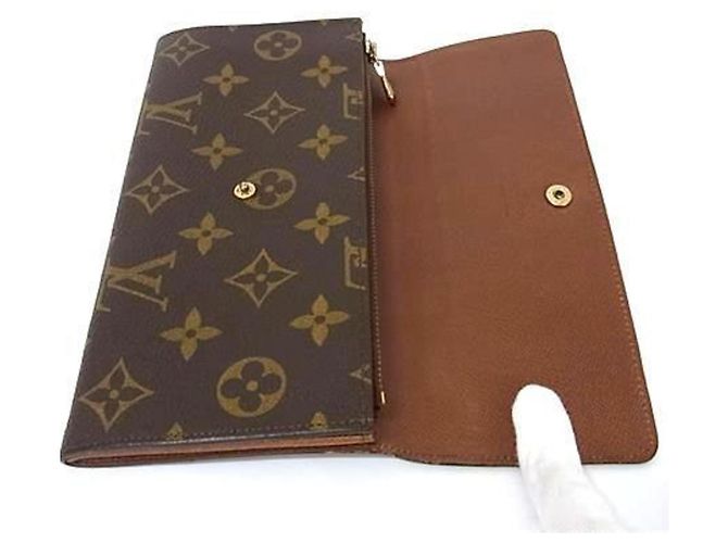 Louis Vuitton Monogram Bifold Langbörse Braun - Ansicht 4