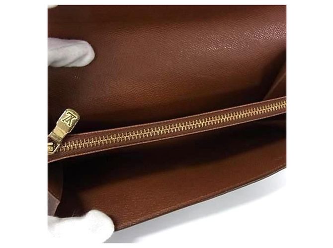 Louis Vuitton Monogram Bifold Langbörse Braun - Ansicht 5