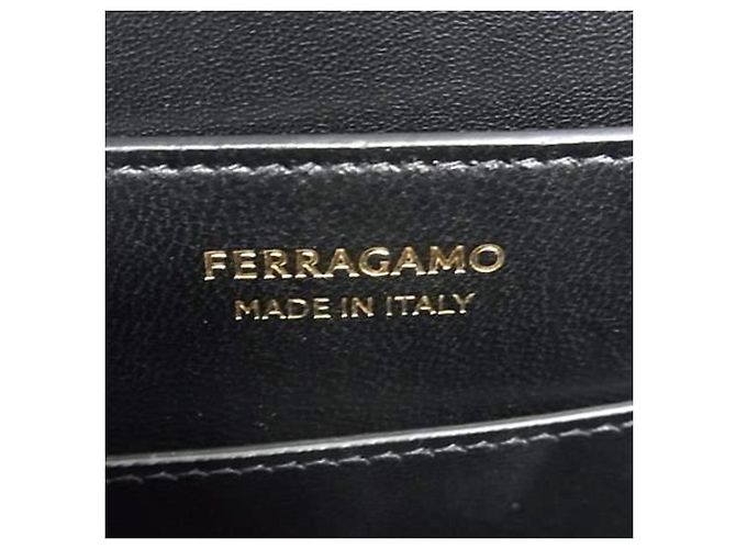 Borsa Salvatore Ferragamo Gancini Wanda 21 Nero - vista 7