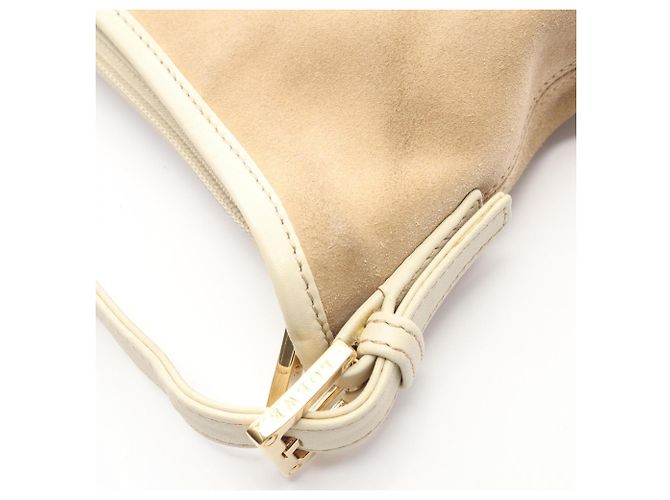 Borsa a Spalla Anagram LOEWE Beige Crudo - vista 7