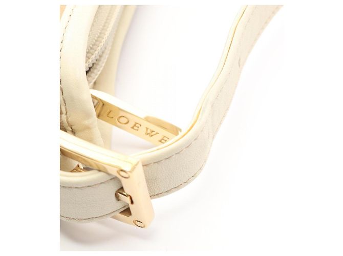 Borsa a Spalla Anagram LOEWE Beige Crudo - vista 9