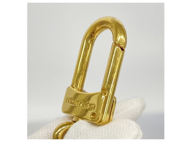 Portachiavi Vivienne di Louis Vuitton Bianco D'oro - vista 8