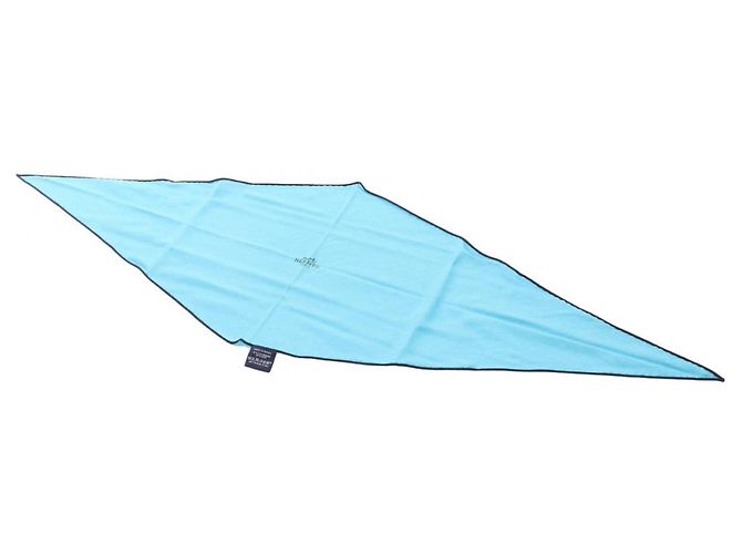 Hermès Rosange PM Schal Blau Marineblau - Ansicht 2