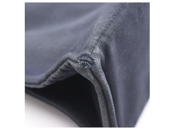 Foul Tote MM Tasche von Hermès Braun Marineblau - Ansicht 7