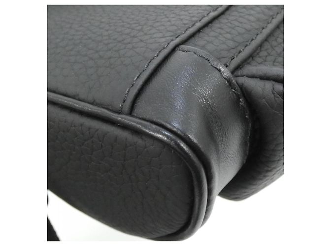 Louis Vuitton Taurillon Christopher XS Schultertasche Schwarz - Ansicht 3