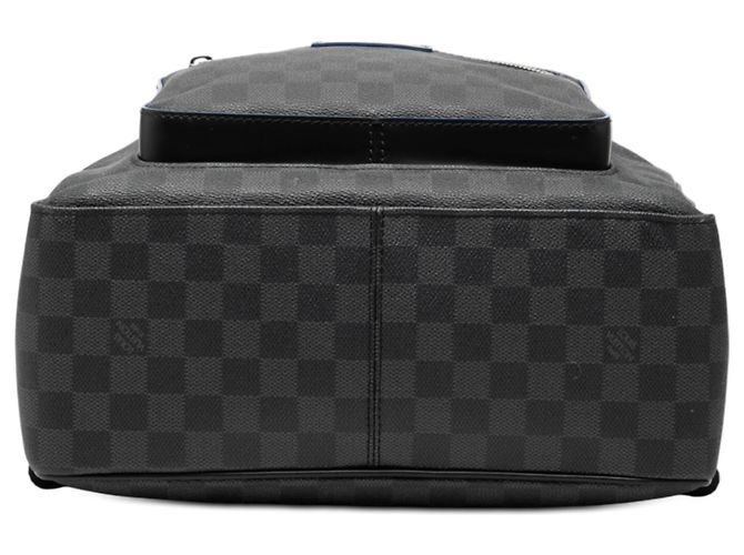 Louis Vuitton Black Limited Edition Damier Graphite Logo Rainbow Josh Backpack - view 3