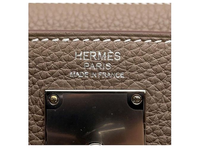 Hermès Brown Togo Kelly Hac A Dos PM Braun Taupe - Ansicht 5