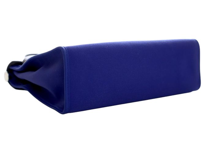 Hermès Blue Toile Herbag Zip 31 - vista 11