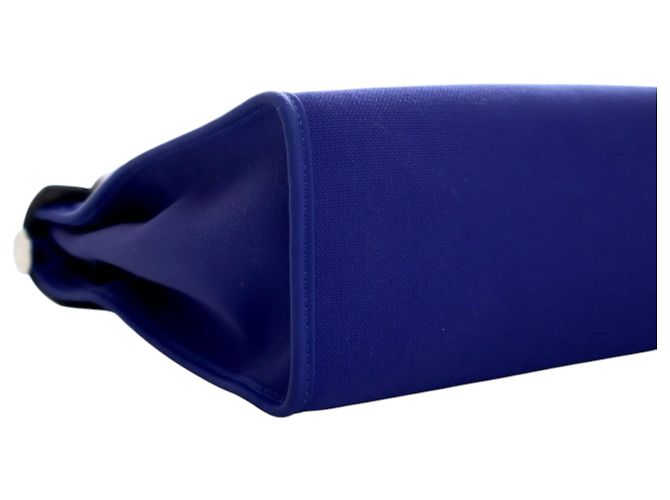 Hermès Blue Toile Herbag Zip 31 - vista 13
