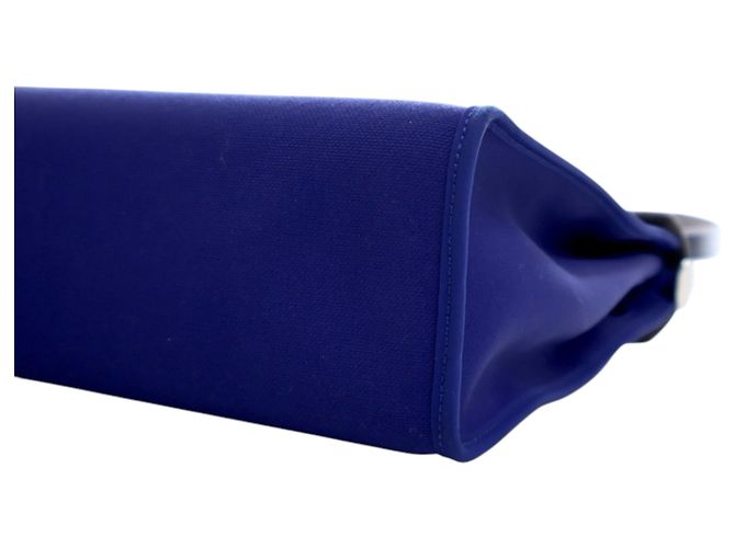 Hermès Blue Toile Herbag Zip 31 - vista 14