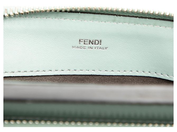 Fendi Green Small Lambskin DotCom Click Shoulder Bag - view 5