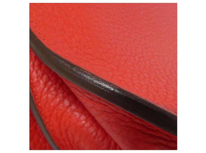 Borsa a Spalla Hermès Sauté 25 cm Rosso - vista 3