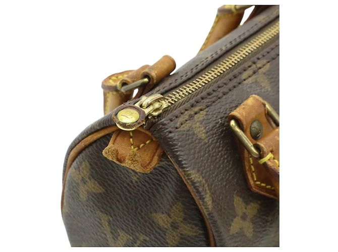 Pochette Mini Speedy Monogram Louis Vuitton Marrone - vista 6