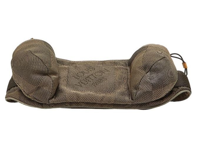 Borsa a corpo Santur Damier Geant Louis Vuitton Marrone Beige - vista 3