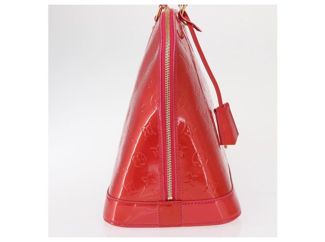 Borsa Alma Louis Vuitton Monogram Vernis GM Rosso - vista 4