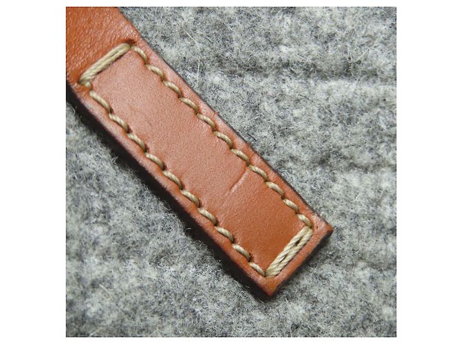 Gucci Logo Filztasche Grau Braun - Ansicht 12