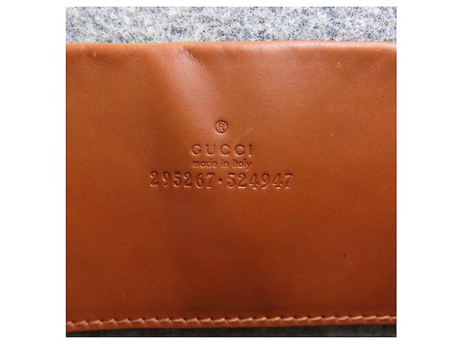 Gucci Logo Filztasche Grau Braun - Ansicht 6