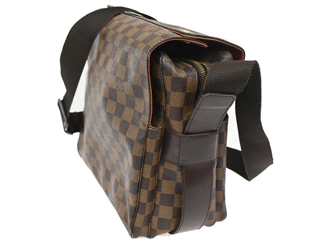 Borsa a mano Naviglio Damier Louis Vuitton Marrone - vista 3