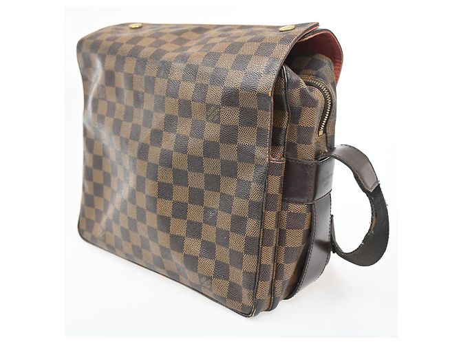 Borsa a mano Naviglio Damier Louis Vuitton Marrone - vista 4