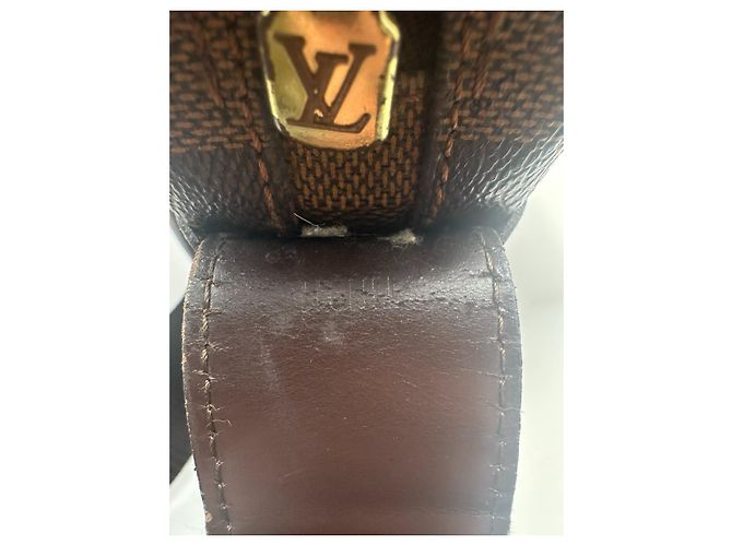 Borsa a mano Naviglio Damier Louis Vuitton Marrone - vista 6