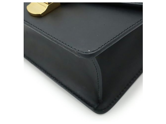 Borsa a spalla mini con catena e nastro Web Sylvie di GUCCI Nero Rosso Verde - vista 4