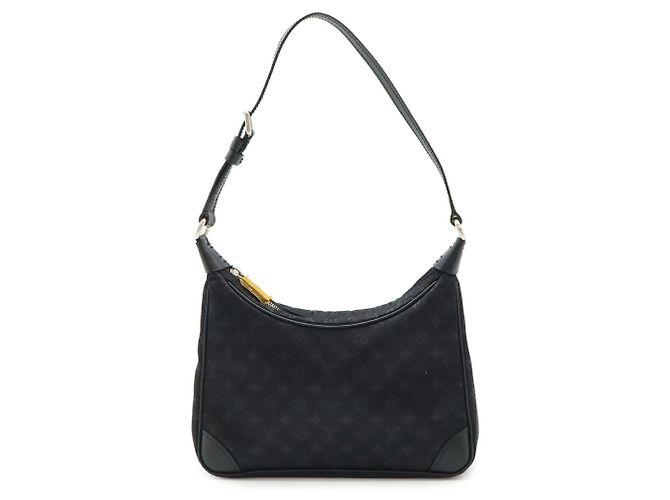 Pochette Boulogne in Satin Monogram Louis Vuitton Nero - vista 2