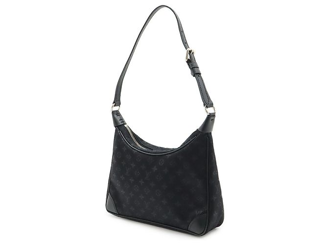 Pochette Boulogne in Satin Monogram Louis Vuitton Nero - vista 3