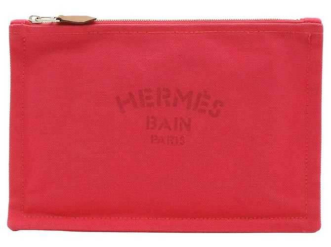 Pochette Piatta Yachting PM Hermès Rosa - vista 2