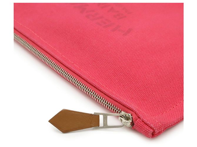 Pochette Piatta Yachting PM Hermès Rosa - vista 5