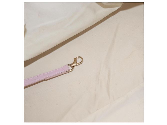 Bolsa Tote de Nylon Média da Linha de Viagem Chanel Rosa - vista 5